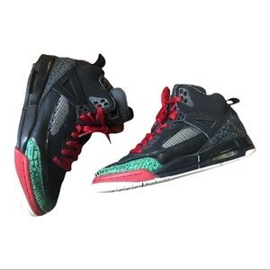 𝅺2017 Air Jordan Nike Spizike svart Joker Basketball youth 5.5‎ sneakers